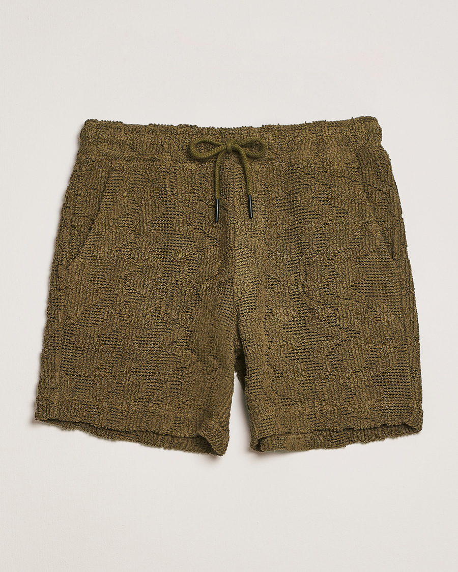 Herr | Shorts | OAS | Cuba Crochet Shorts Pine Verve