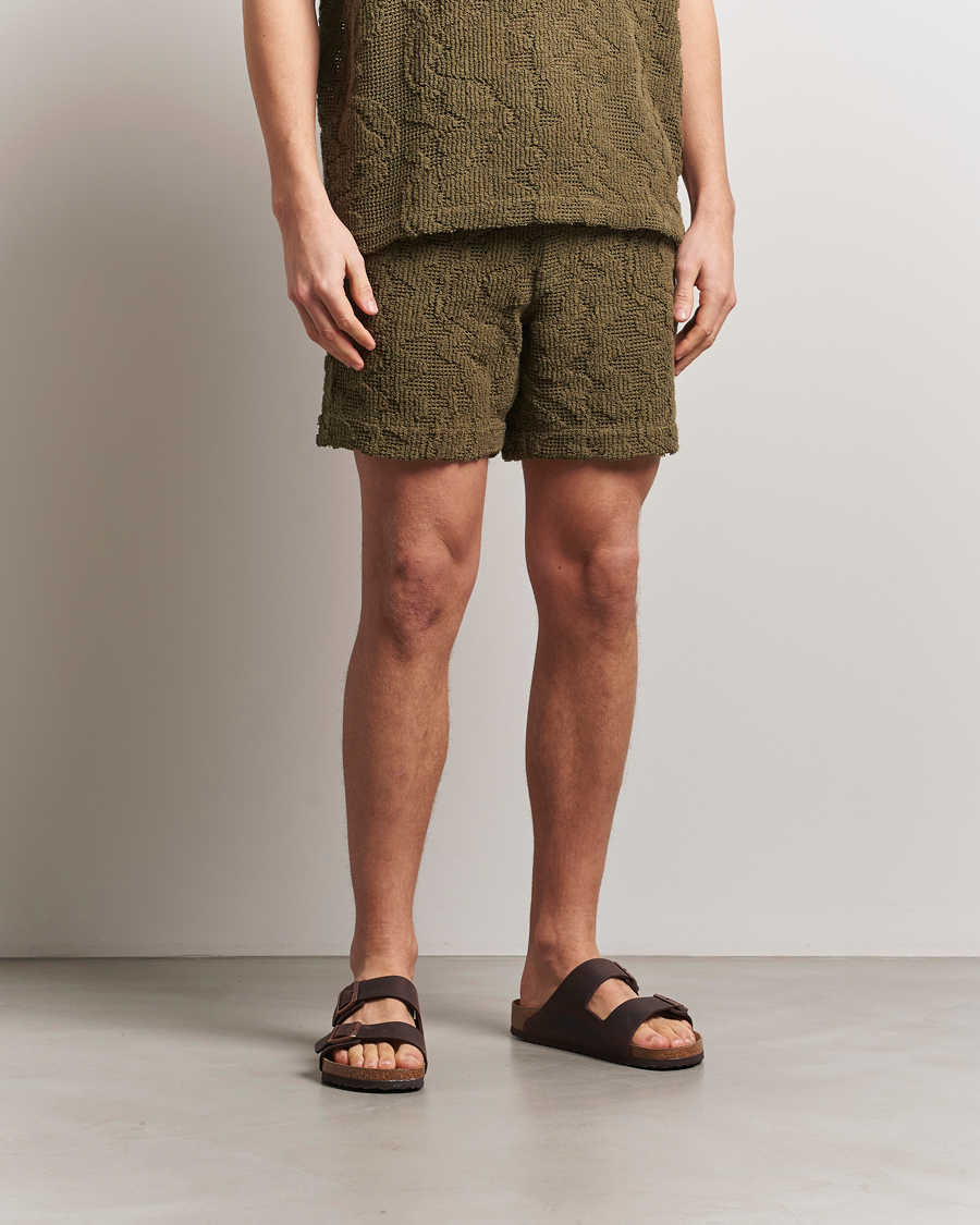 Herr | Shorts | OAS | Cuba Crochet Shorts Pine Verve