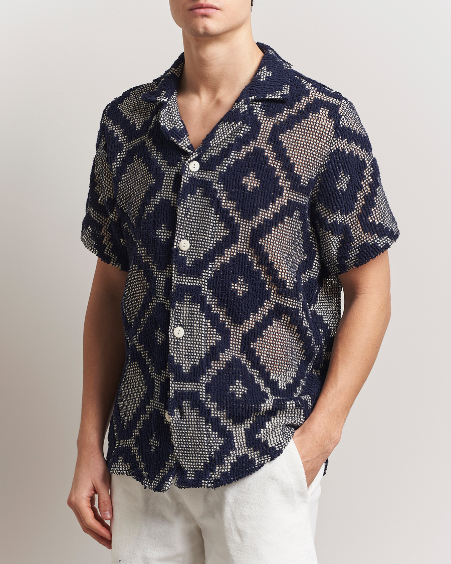 Herr | Skjortor | OAS | Cuba Crochet Shirt Trastevere