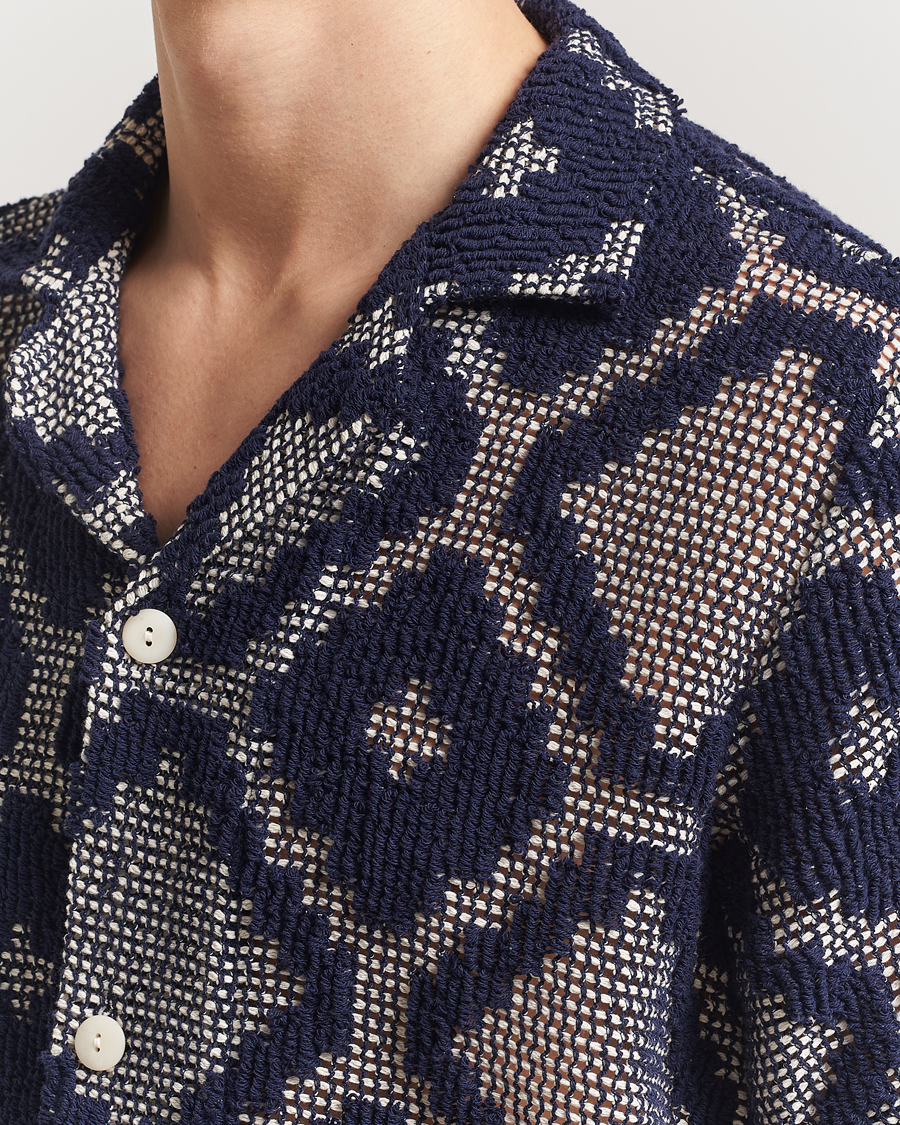 Herr | Skjortor | OAS | Cuba Crochet Shirt Trastevere