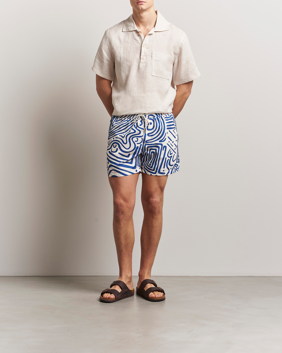 Herr | Badbyxor | OAS | Printed Swimshorts Eldovado