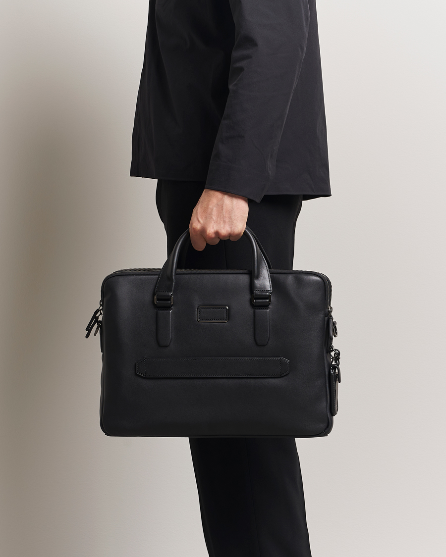 Herr | Väskor | TUMI | Harrison Sycamore Slim Leather Brief Black