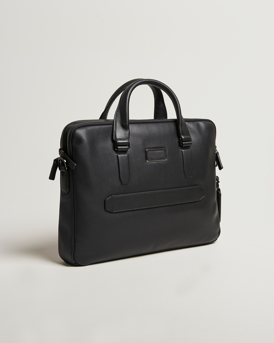 Herr | TUMI Harrison Sycamore Slim Leather Brief Black | TUMI | Harrison Sycamore Slim Leather Brief Black