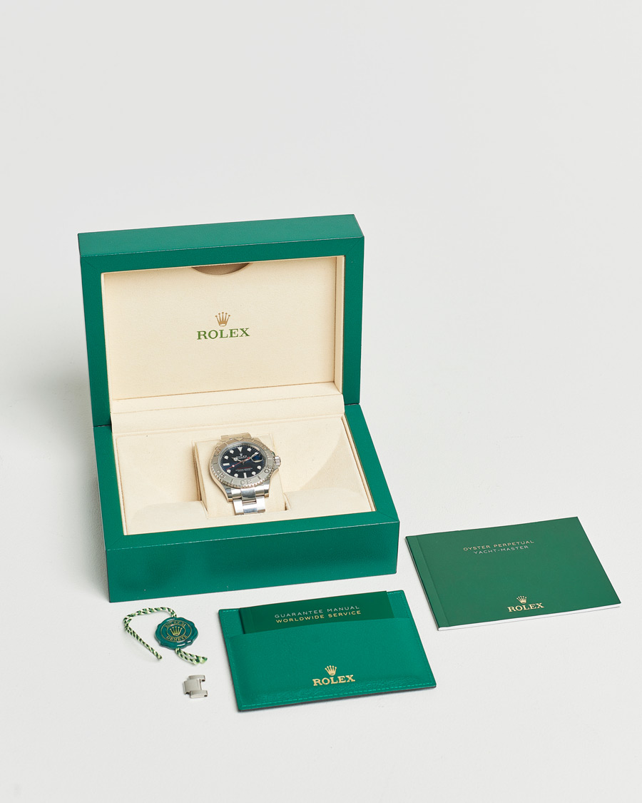 Herr | Rolex Pre-Owned Yacht Master Oyster Perpetual Steel Platinum | Rolex Pre-Owned | Yacht Master Oyster Perpetual Steel Platinum