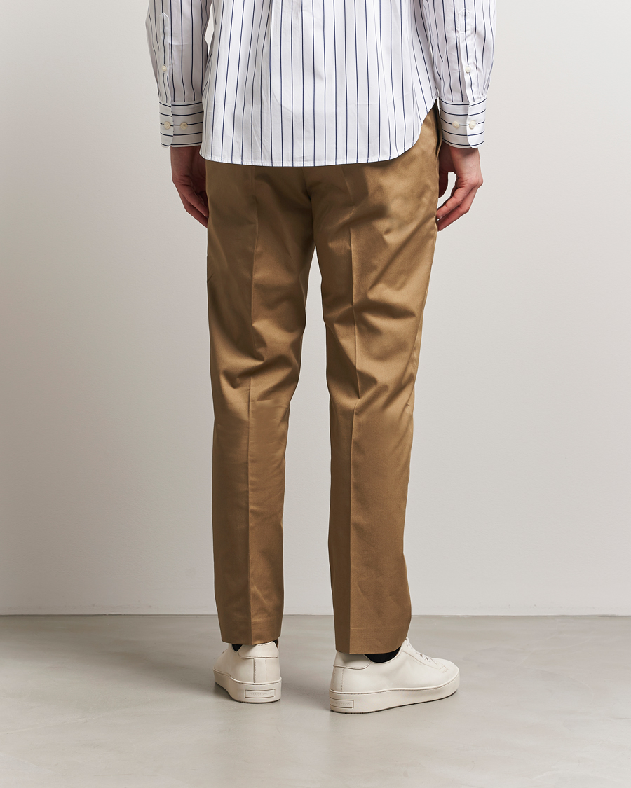 Herr | Byxor | Tiger of Sweden | Tannen Cotton Drawstring Trousers Beige
