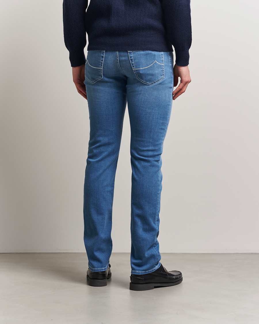 Herr | Jeans | Jacob Cohën | Bard Slim Fit Stretch Vintage Jeans Medium Blue