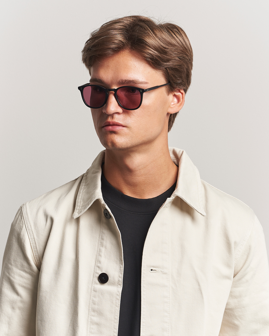 Herr | Solglasögon | Garrett Leight | Kinney 49 Sunglasses Black