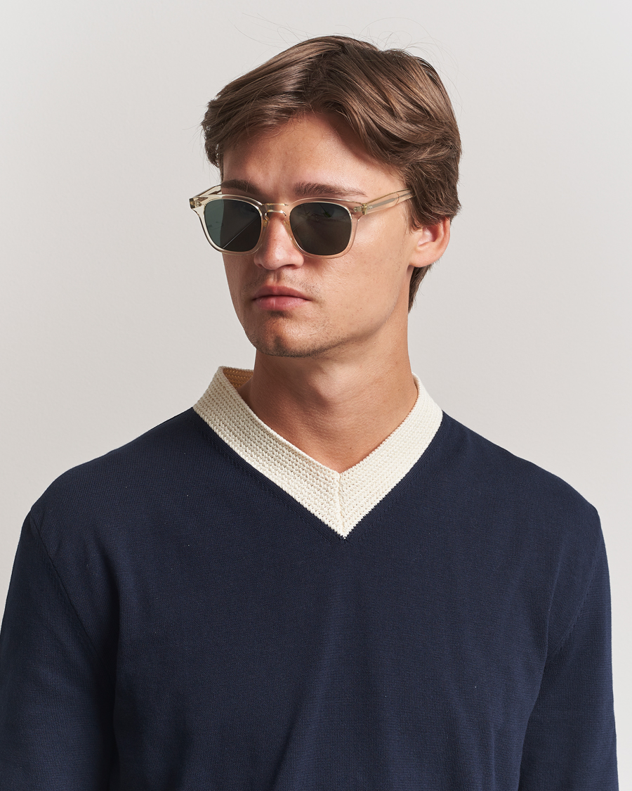 Herr | Solglasögon | Garrett Leight | Ace II 49 Sunglasses Pure Glass