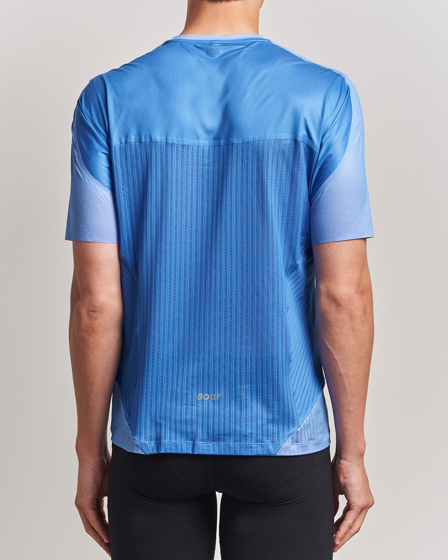 Herr | T-Shirts | SOAR Running | Hot Weather Tee Lilac Blue