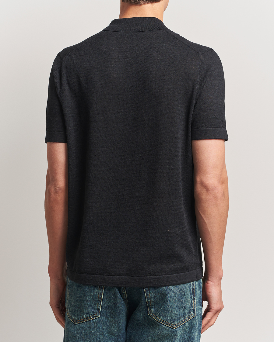 Herr | Pikéer | LES DEUX | Emmanuel Knit Polo Black