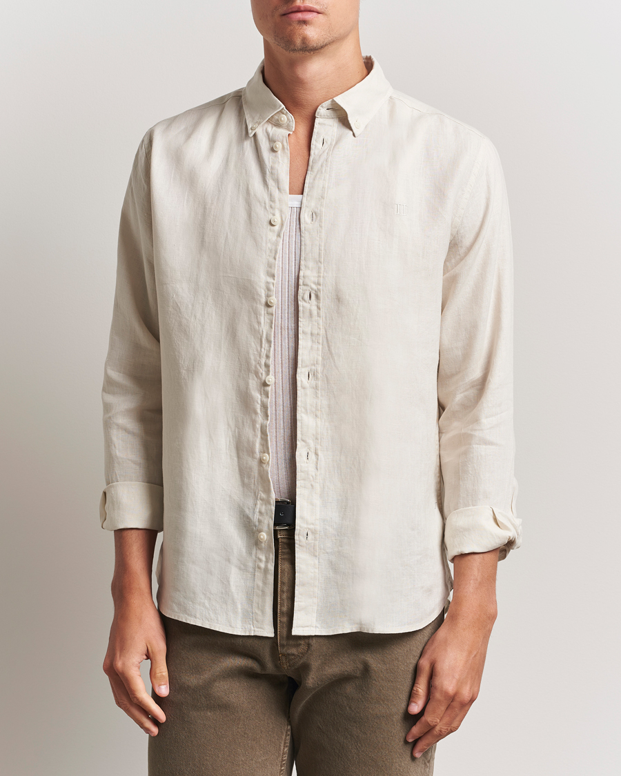 Herr | Skjortor | LES DEUX | Konrad Linen Shirt Ivory