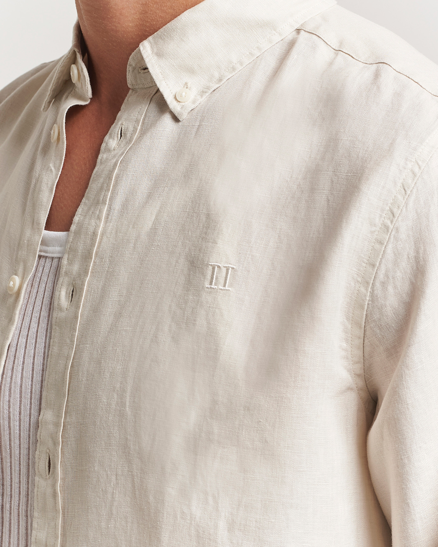 Herr | Skjortor | LES DEUX | Konrad Linen Shirt Ivory