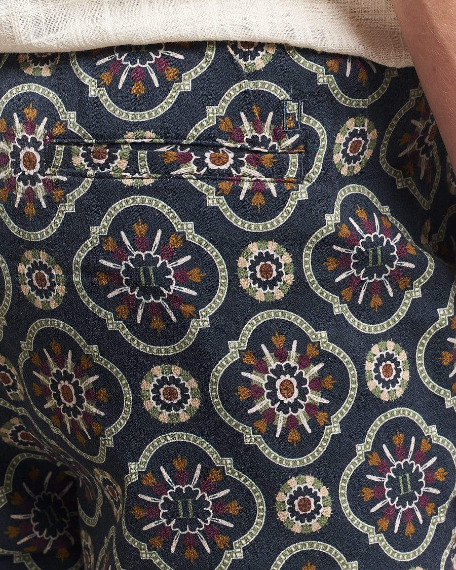 Herr | Shorts | LES DEUX | Otto AOP Tapestry Shorts Dark Navy
