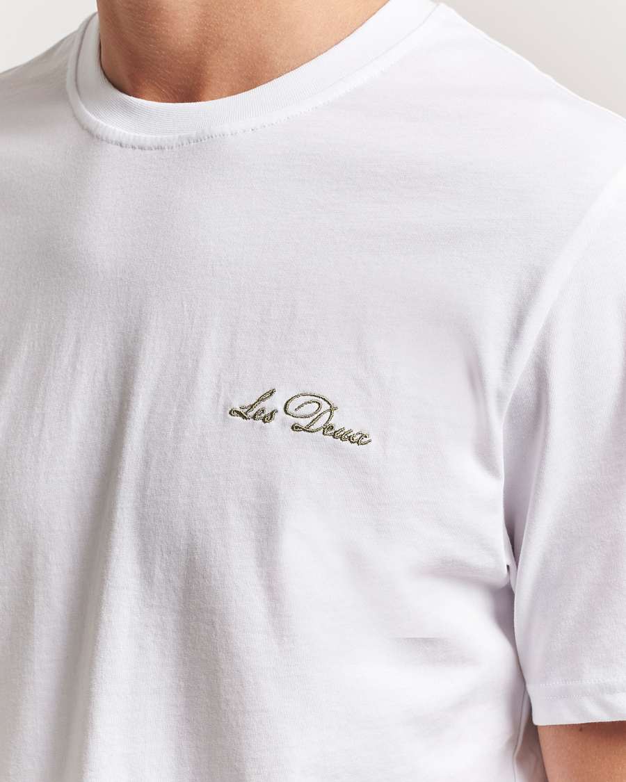 Herr | T-Shirts | LES DEUX | Wild Flower T-Shirt White