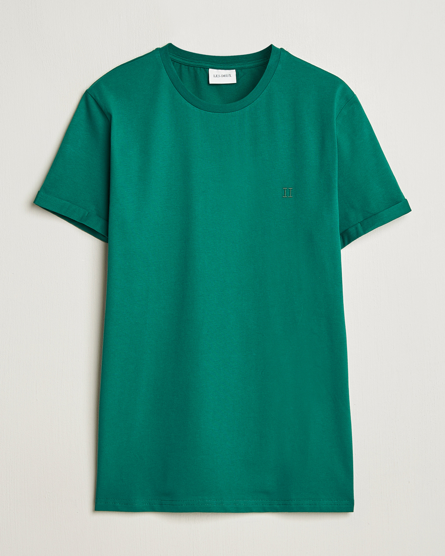 Herr | T-Shirts | LES DEUX | Norregaard Contrast T-Shirt Evergreen