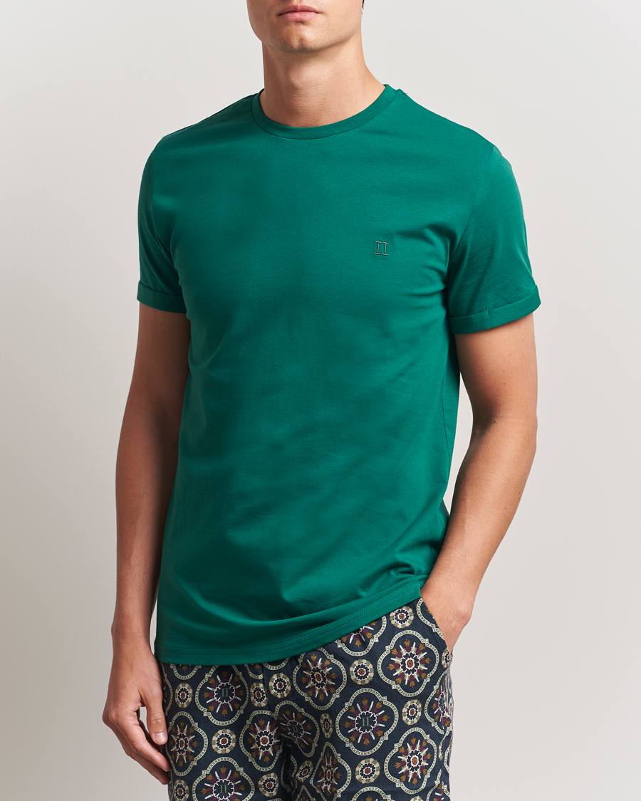 Herr | T-Shirts | LES DEUX | Norregaard Contrast T-Shirt Evergreen