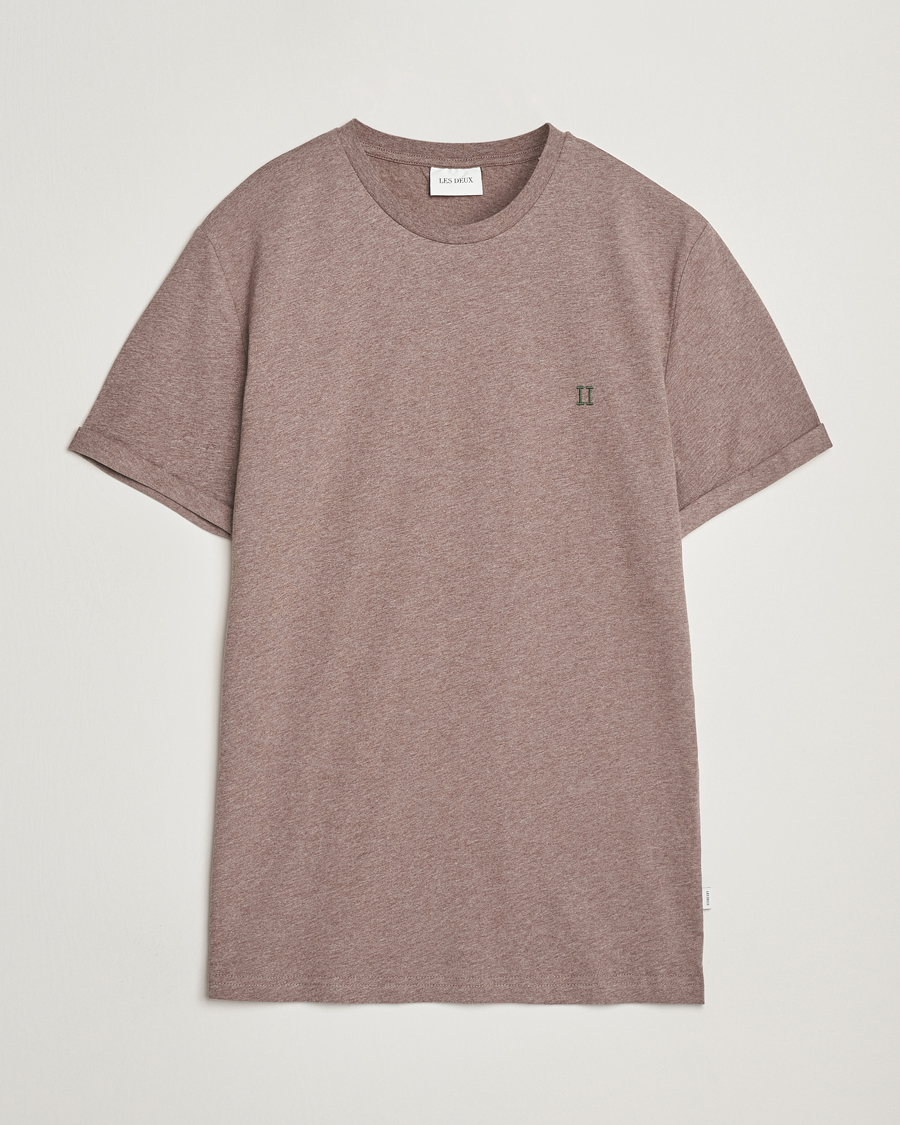 Herr | T-Shirts | LES DEUX | Norregaard Contrast T-Shirt Cub Melange
