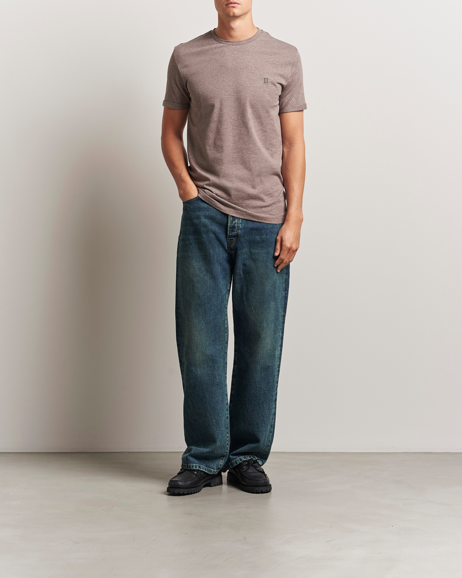 Herr | T-Shirts | LES DEUX | Norregaard Contrast T-Shirt Cub Melange
