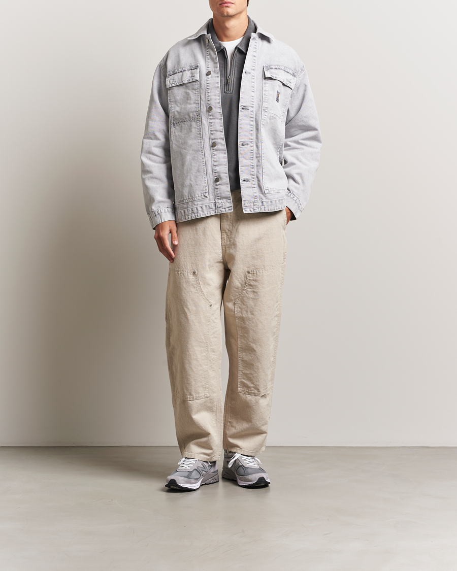 Herr | Byxor | Carhartt WIP | Walter Double Knee Cotton/Linen Pant Natural