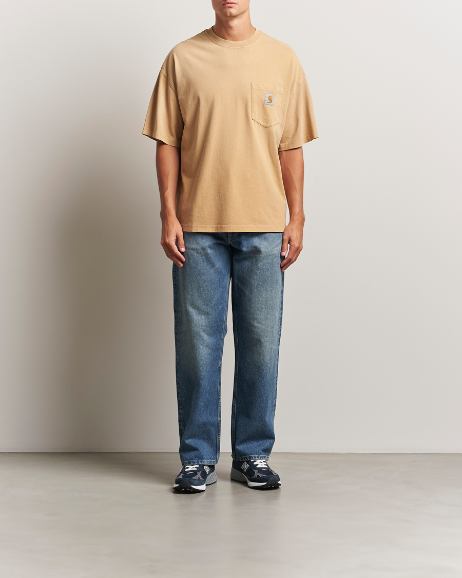 Herr | T-Shirts | Carhartt WIP | Hudson Pocket T-Shirt Dusty Brown