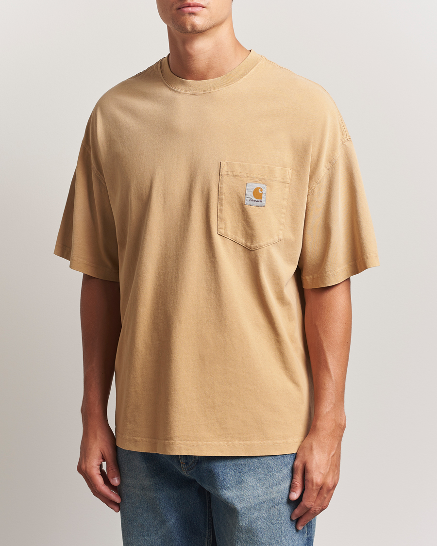 Herr | T-Shirts | Carhartt WIP | Hudson Pocket T-Shirt Dusty Brown
