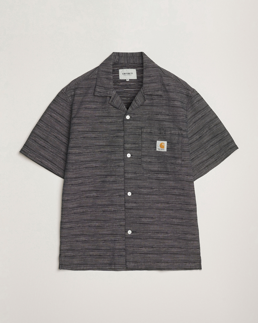 Herr | Skjortor | Carhartt WIP | Gellar Short Sleeve Shirt Black