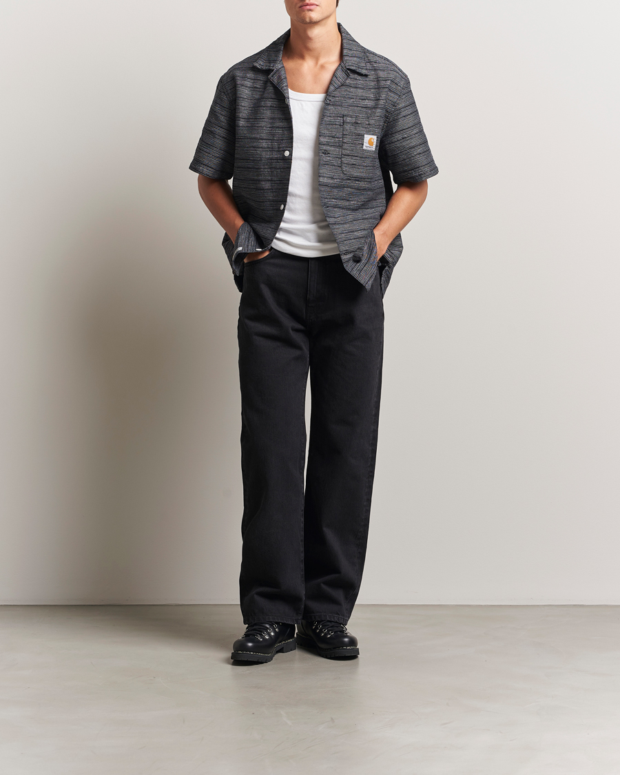 Herr | Skjortor | Carhartt WIP | Gellar Short Sleeve Shirt Black