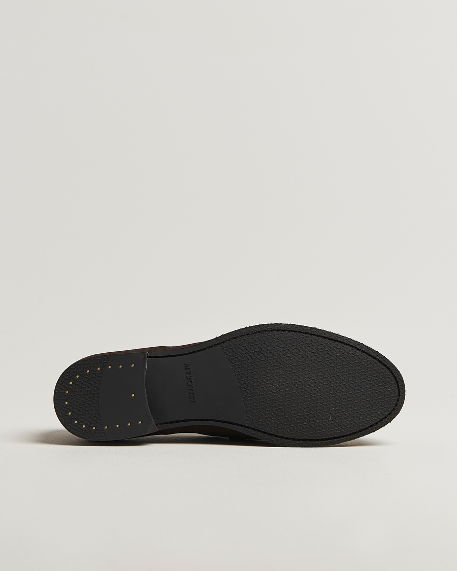 Herr | Loafers | Myrqvist | Karlberg Loafer Dark Brown Suede