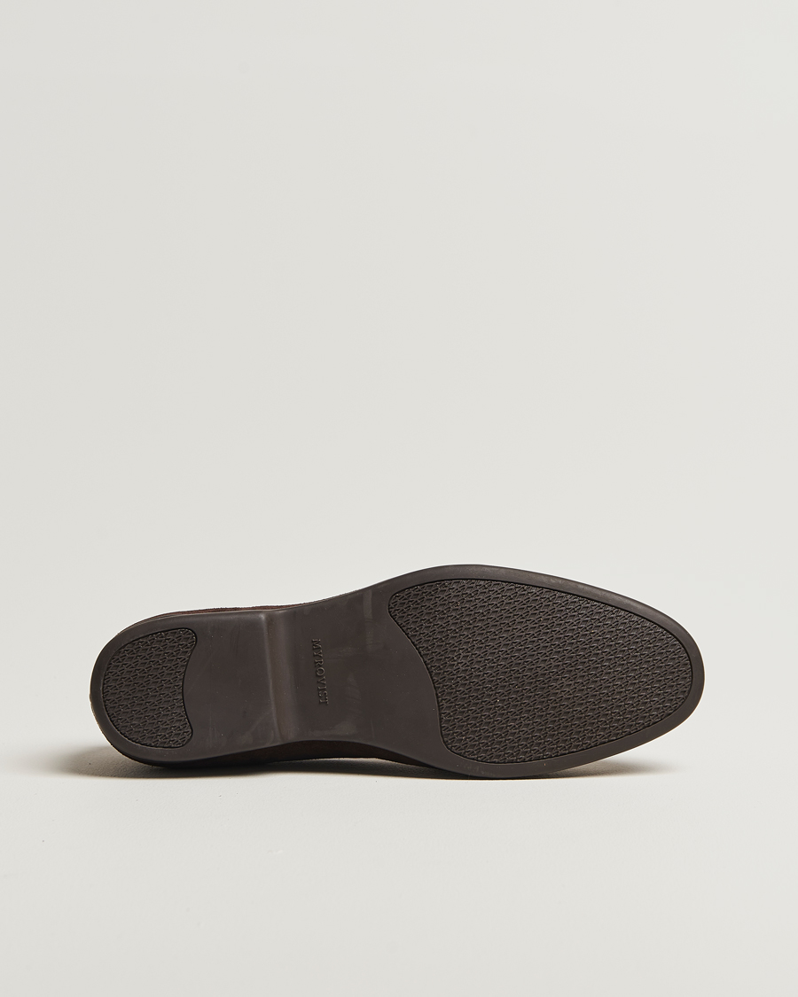 Herr | Loafers | Myrqvist | Ängby Walker Loafer Dark Brown Suede