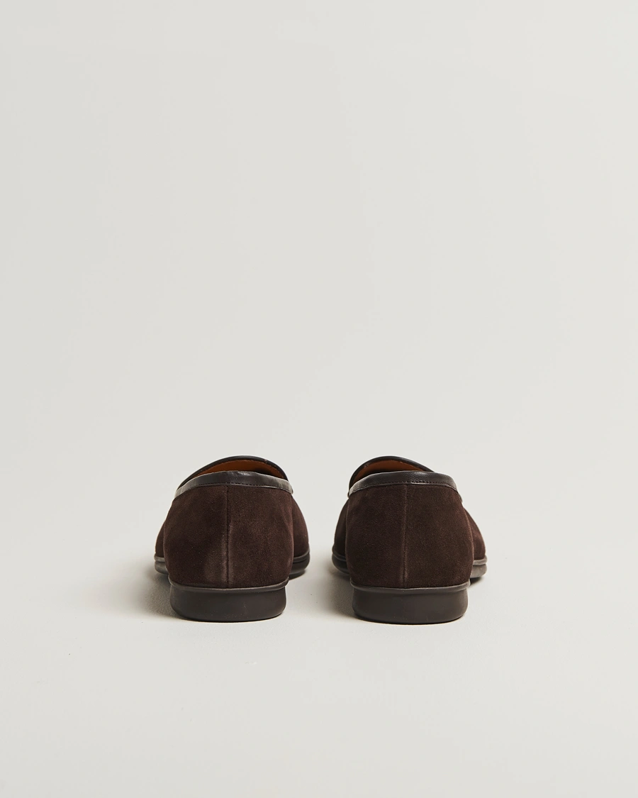 Herr | Loafers | Myrqvist | Ängby Walker Loafer Dark Brown Suede