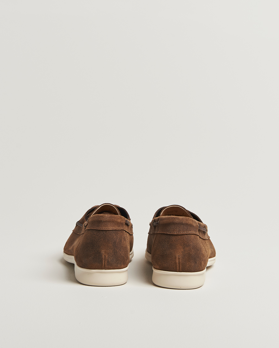 Herr | Seglarskor | Myrqvist | Sandhamn Boat Shoe Waxed Chestnut Suede