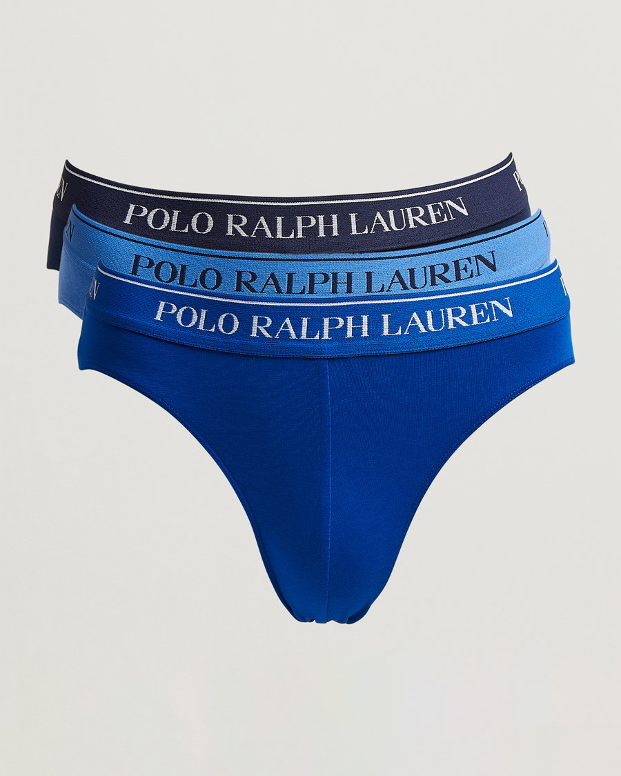 Herr | Underkläder | Polo Ralph Lauren | 3-Pack Low Rise Trunk Navy/Sapphire Star/Bermuda