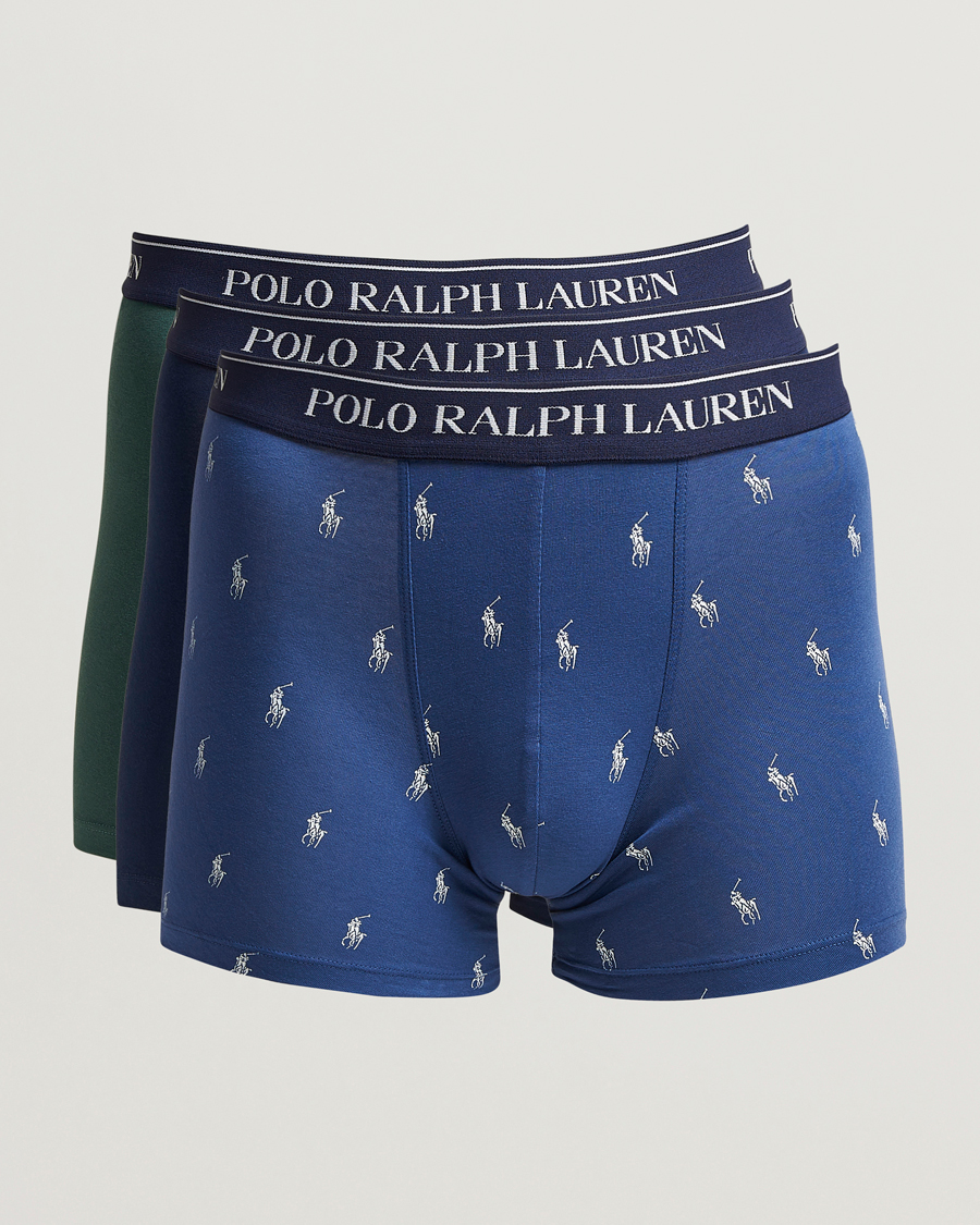 Herr | Underkläder | Polo Ralph Lauren | 3-Pack Boxer Briefs Navy/Pine/Old Royal