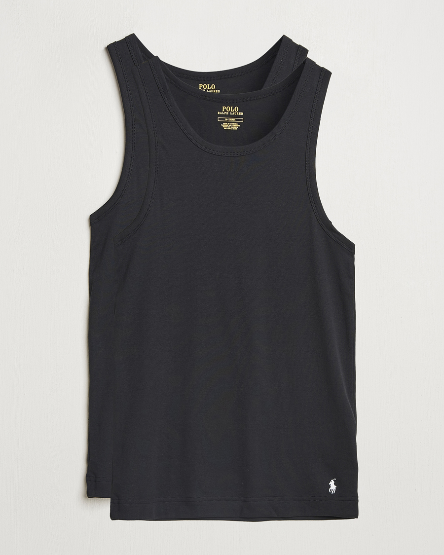 Herr | T-Shirts | Polo Ralph Lauren | 2-Pack Classic Tank Top Black