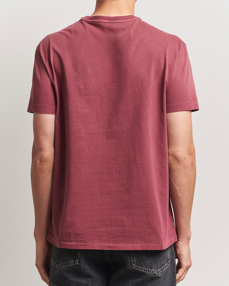 Herr | T-Shirts | Polo Ralph Lauren | Washed Classic Fit Pocket Tee Red Wine