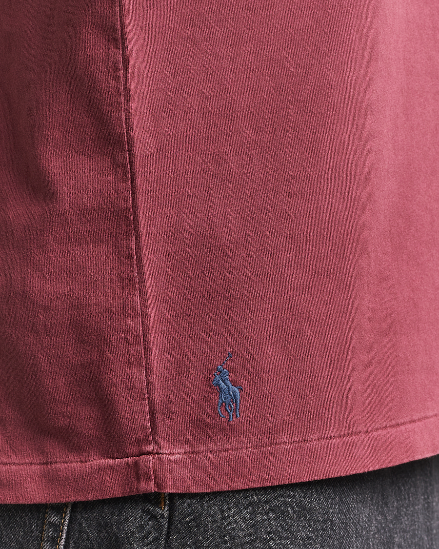 Herr | T-Shirts | Polo Ralph Lauren | Washed Classic Fit Pocket Tee Red Wine