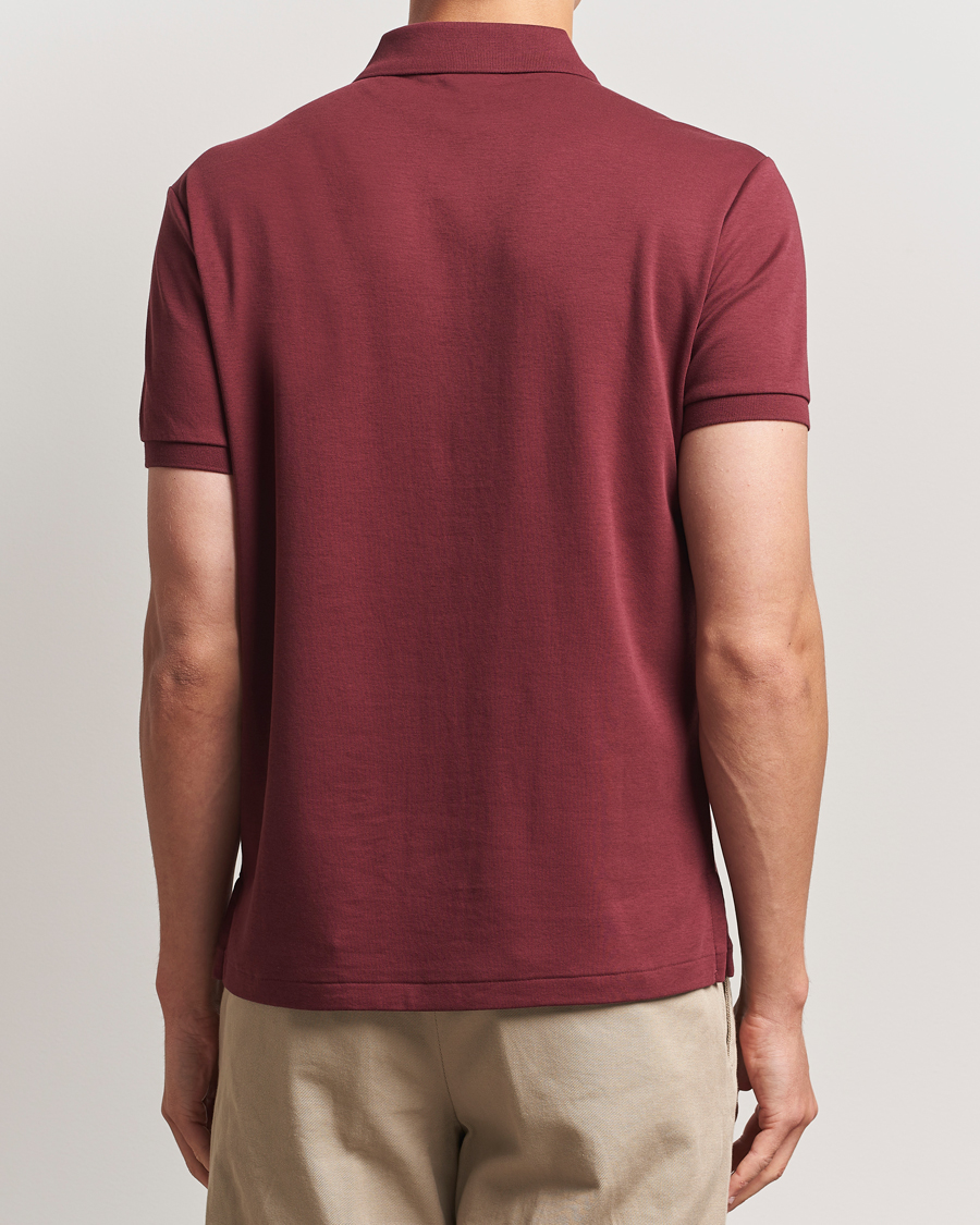 Herr | Pikéer | Polo Ralph Lauren | Luxury Pima Cotton Polo Red Wine