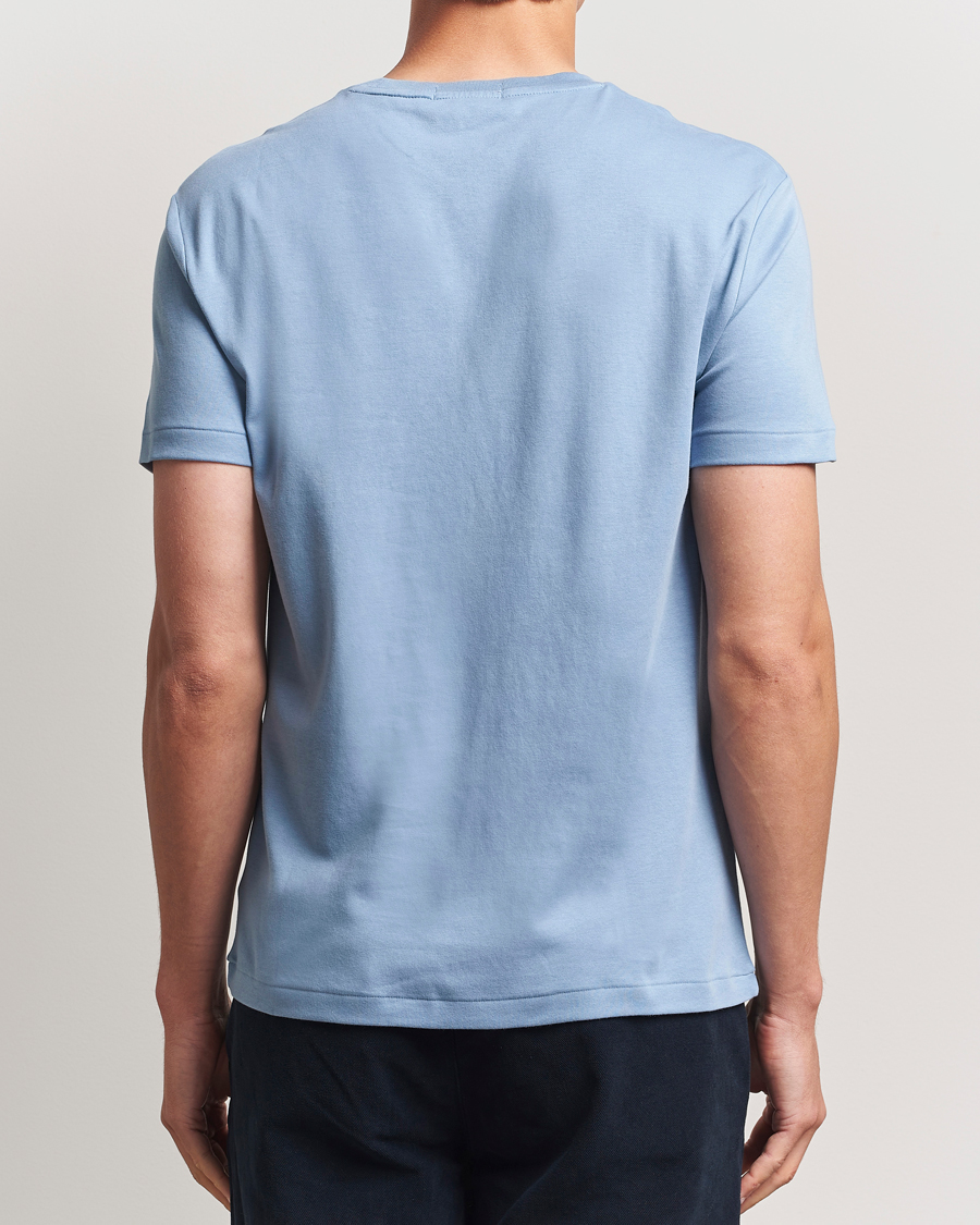 Herr | T-Shirts | Polo Ralph Lauren | Luxury Pima Cotton Crew Neck T-Shirt Channel Blue