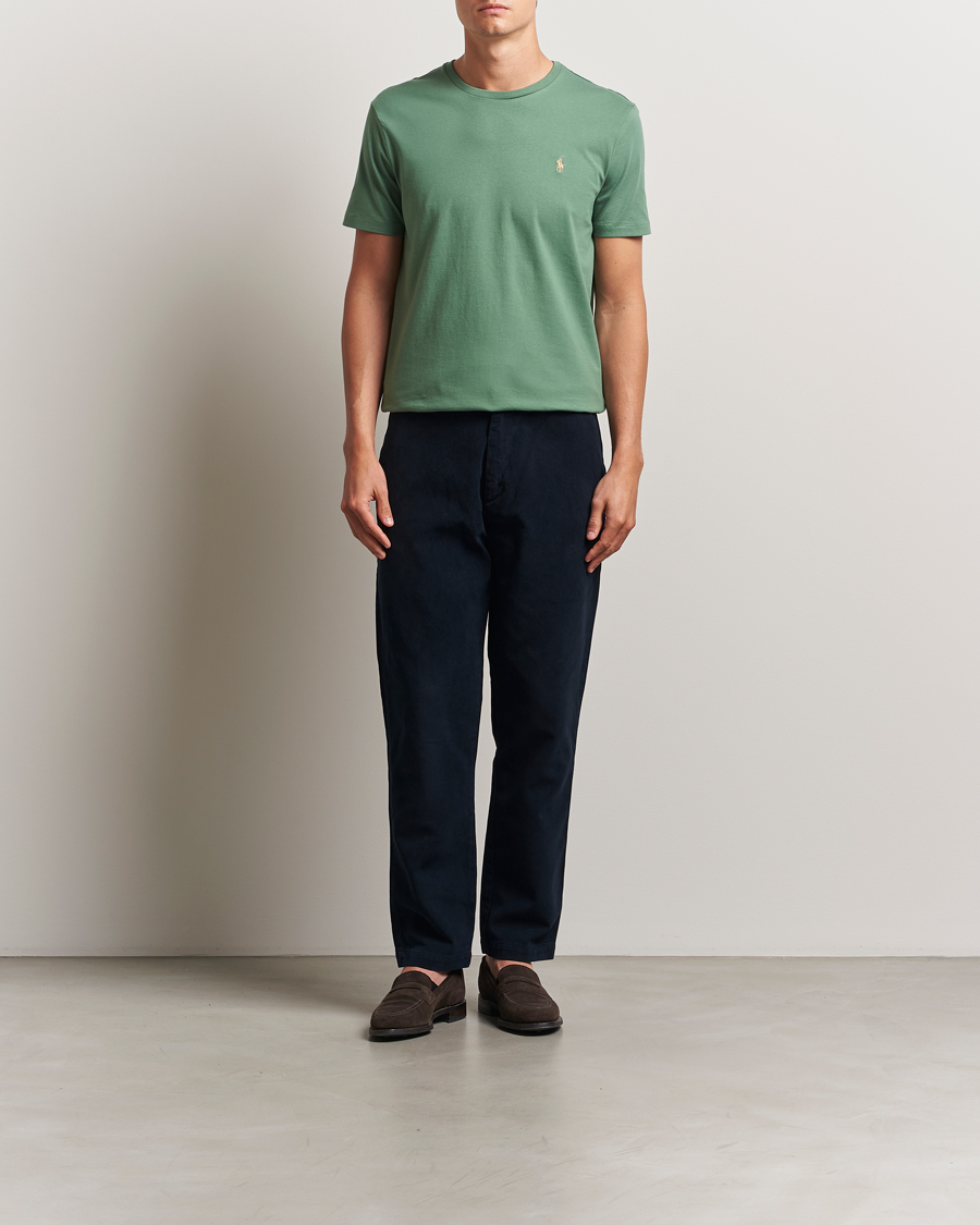 Herr | T-Shirts | Polo Ralph Lauren | Custom Slim Fit Crew Neck T-Shirt Fatigue