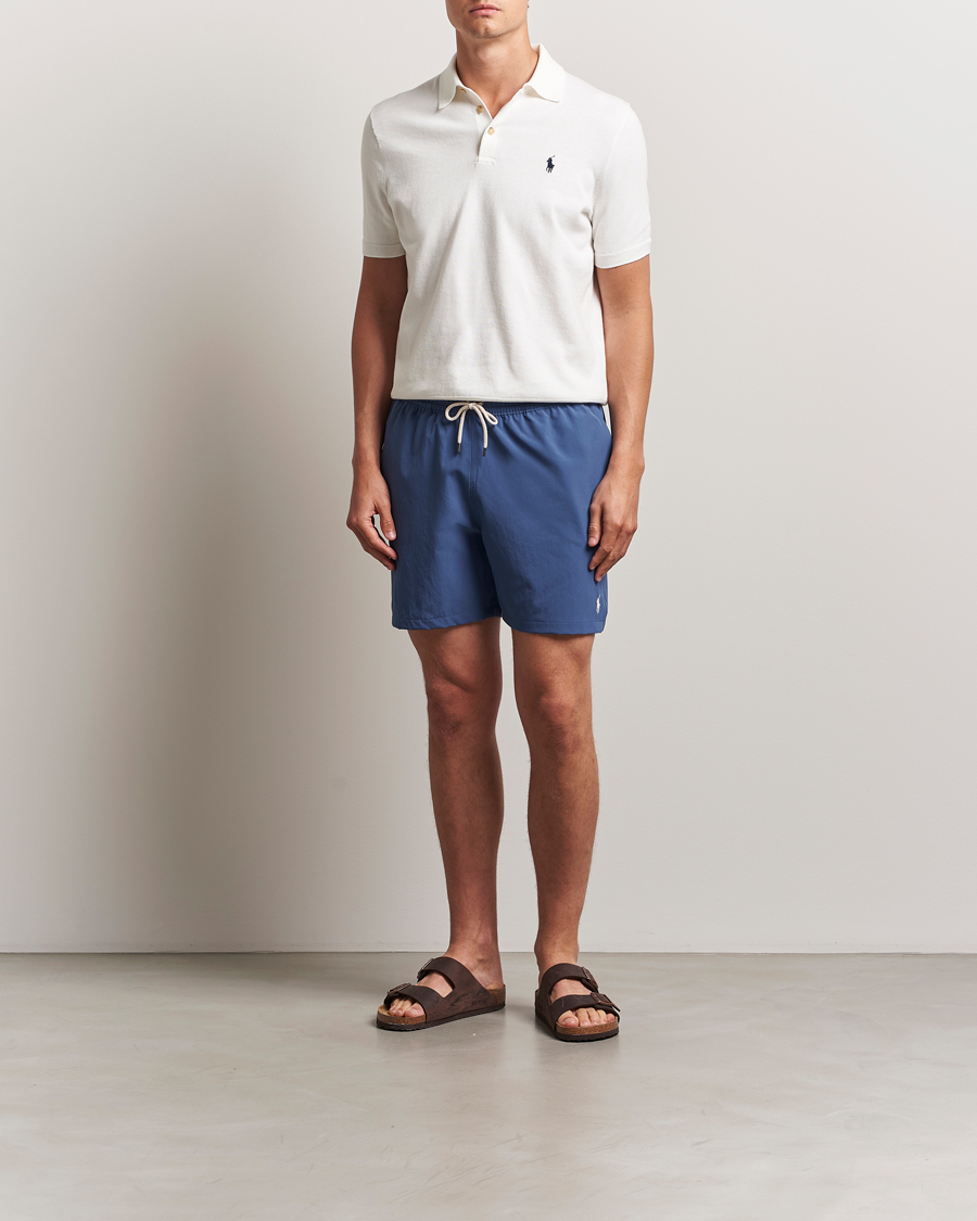 Herr | Badbyxor | Polo Ralph Lauren | Traveler Recycled Swimshorts Earth Blue