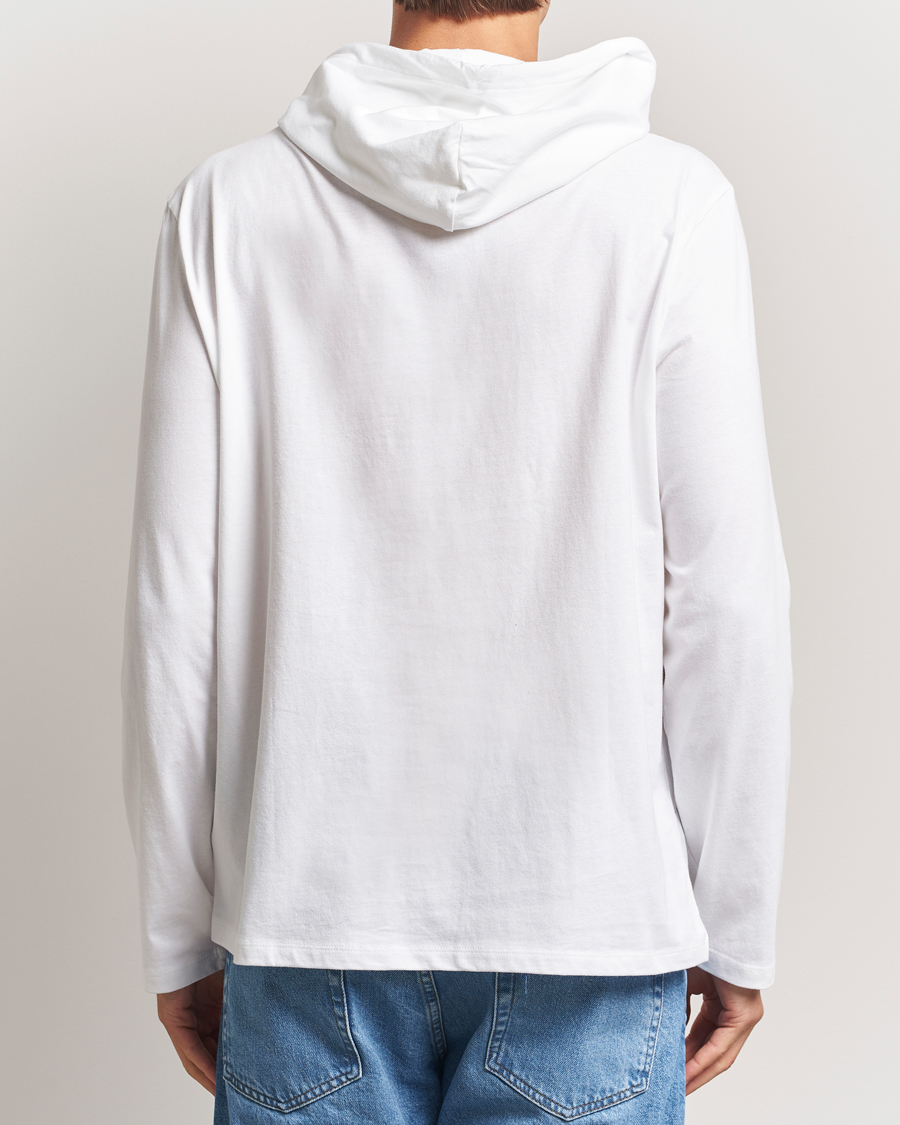 Herr | T-Shirts | Polo Ralph Lauren | Long Sleeve Hooded T-Shirt White