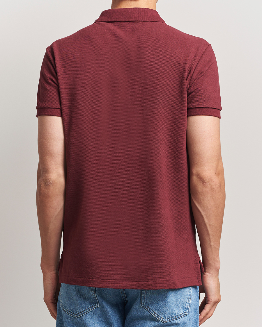 Herr | Pikéer | Polo Ralph Lauren | Slim Fit Polo Red Wine