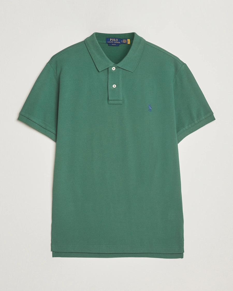 Herr | Pikéer | Polo Ralph Lauren | Slim Fit Polo Washed Forest