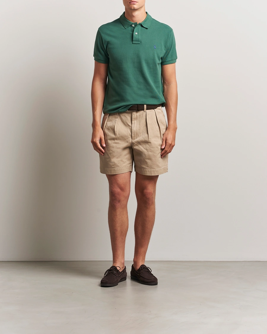 Herr | Pikéer | Polo Ralph Lauren | Slim Fit Polo Washed Forest