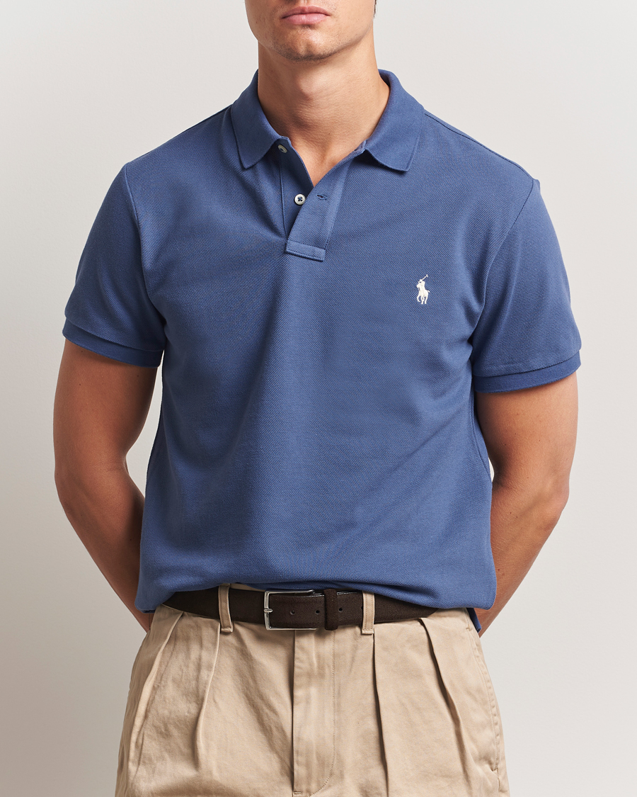 Herr | Pikéer | Polo Ralph Lauren | Slim Fit Polo Earth Blue