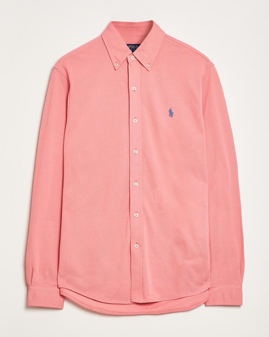 Herr | Skjortor | Polo Ralph Lauren | Featherweight Mesh Shirt Desert Rose