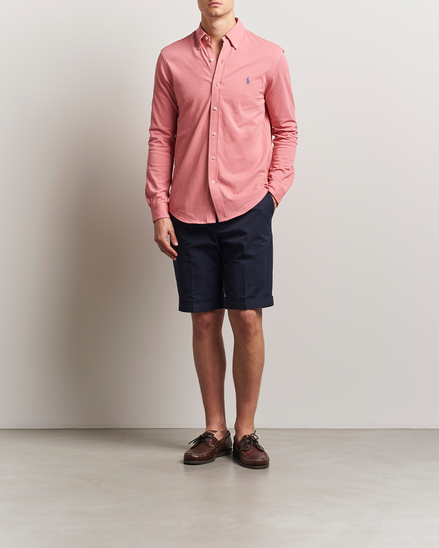 Herr | Skjortor | Polo Ralph Lauren | Featherweight Mesh Shirt Desert Rose