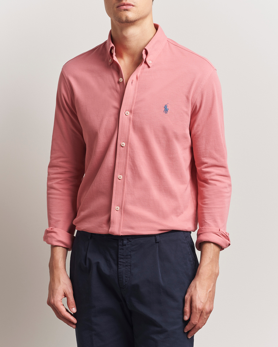 Herr | Skjortor | Polo Ralph Lauren | Featherweight Mesh Shirt Desert Rose