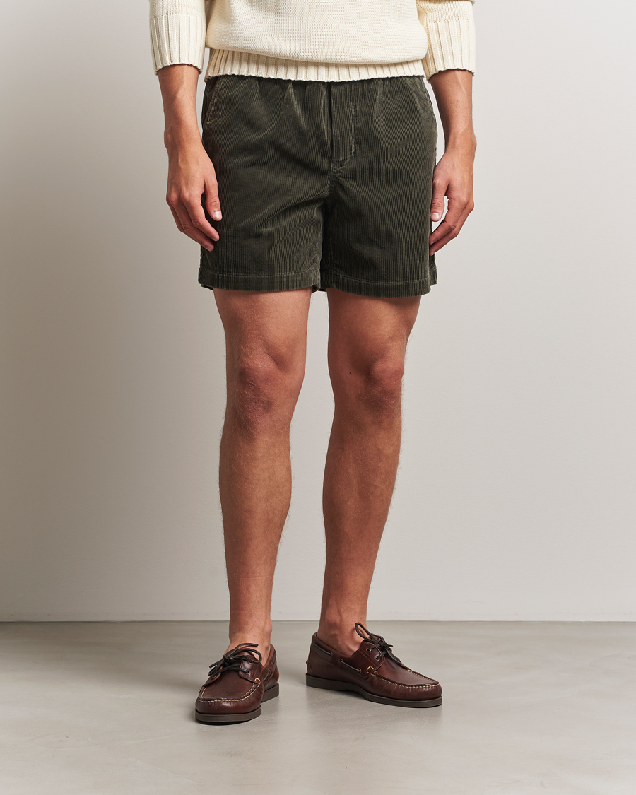 Herr | Shorts | Polo Ralph Lauren | Prepster Corduroy Drawstring Shorts Dark Metal