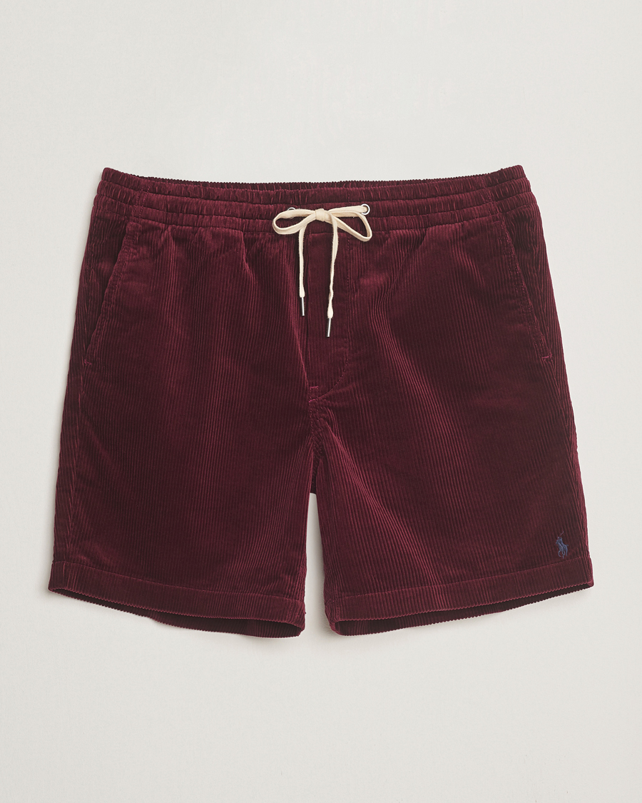 Herr | Shorts | Polo Ralph Lauren | Prepster Corduroy Drawstring Shorts Ruby Red